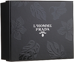 Fragrances, Perfumes, Cosmetics Prada L'Homme Prada - Set (edt/100ml + sh/gel/100ml + edt/mini/10ml)