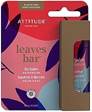 Watermelon Lip Balm - Attitude Leaves Bar Watermelon Lip Balm — photo N2