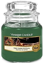 Fragrances, Perfumes, Cosmetics Scented Candle in Jar - Yankee Candle Tree Farm Festival Jar Candle