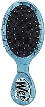 Fragrances, Perfumes, Cosmetics Hair Brush - Wet Brush Terrain Textures Mini Detangler Arctic Blue