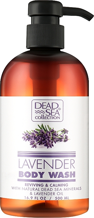 Shower Gel with Dead Sea Minerals & Lavender Oil - Dead Sea Collection Lavender Body Wash — photo N1