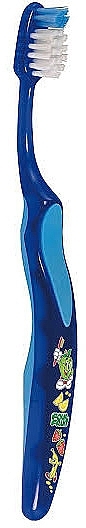 Kids Toothbrush "Four Fruit", blue - Silver Care — photo N2