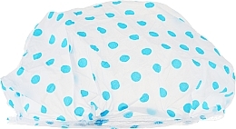 Fragrances, Perfumes, Cosmetics Shower Cap, 9298, white-blue - Donegal