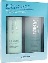 Fragrances, Perfumes, Cosmetics Set - Biotherm Biosource Duo (face/milk/400ml + face/lotion/400ml)