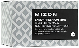 Fragrances, Perfumes, Cosmetics Instant Anti-Wrinkle Black Bean Mask - Mizon Enjoy Fresh On-Time Black Bean Mask