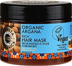 Fragrances, Perfumes, Cosmetics Repair Hair Mask - Planeta Organica Organic Argana Rich Hair Mask