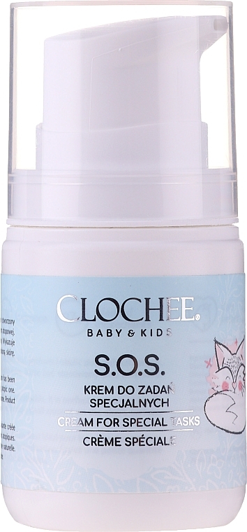 Prebiotics and Borage Seed Oil S.O.S Body Cream - Clochee Baby&Kids — photo N2