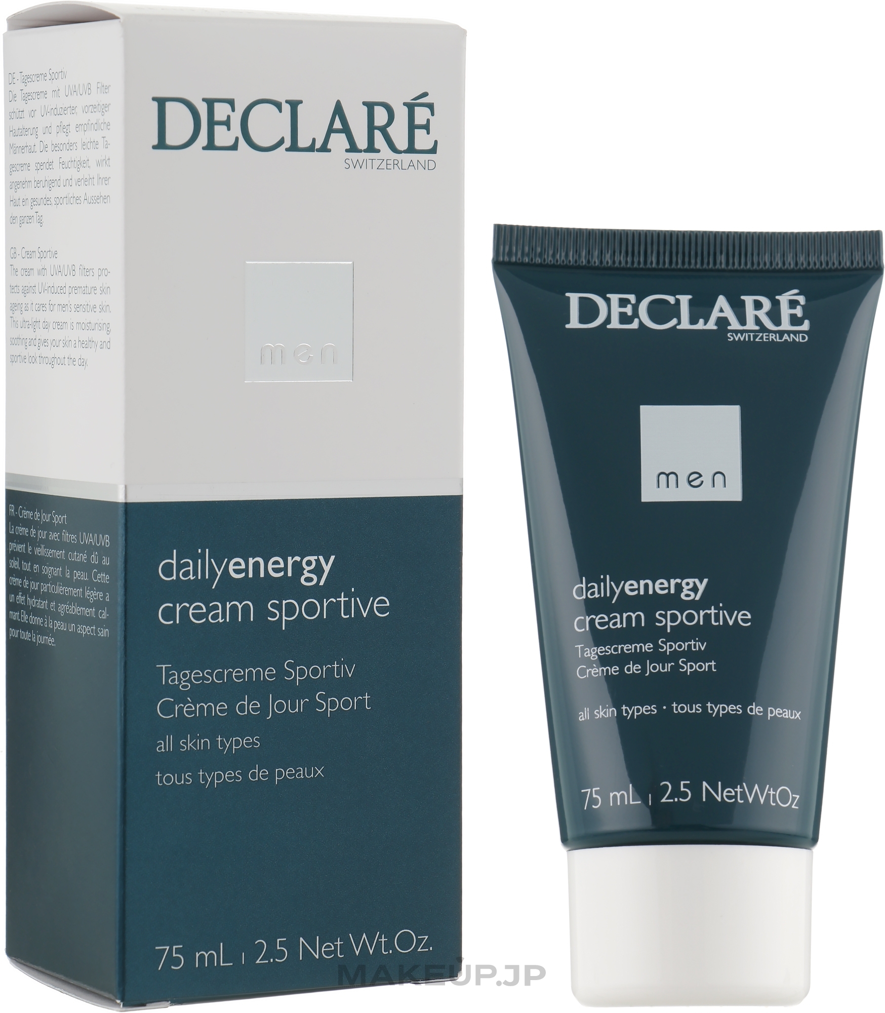 Sport Day Cream - Declare Men Daily Energy Cream Sportive — photo 75 ml