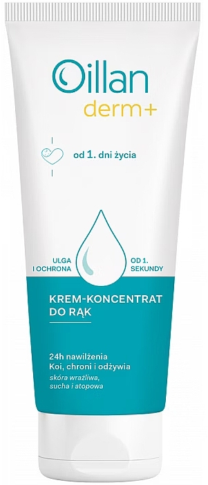 Hand Cream Concentrate - Oillan Derm+ — photo N1