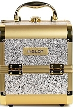 Fragrances, Perfumes, Cosmetics Cosmetic case - Inglot Makeup Case Diamond Ice Cube Gold MB152M HJ8787 4