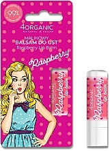 Raspberry Lip Balm - 4Organic Pin-up Girl Raspberry Lip Balm — photo N1