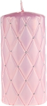 Fragrances, Perfumes, Cosmetics Decorative Candle, Pink, 7x14cm - Artman Florence