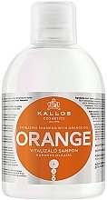 Firming Hair Shampoo with Orange Oil - Kallos Cosmetics KJMN Orange Vitalizing Shampoo With Orange Oil — photo N1