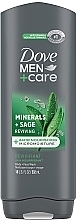 Shower Gel - Dove Men+Care Mineral+Sage Reviving Body And Face Wash — photo N1