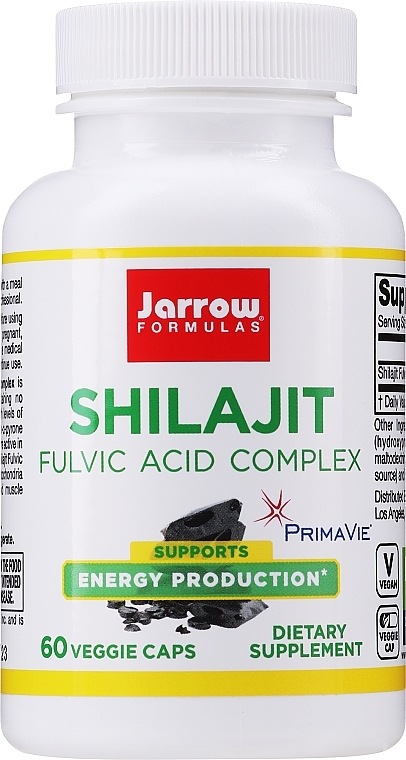 Mumiyo - Jarrow Formulas Shilajit Fulvic Acid Complex, 250 mg — photo N2