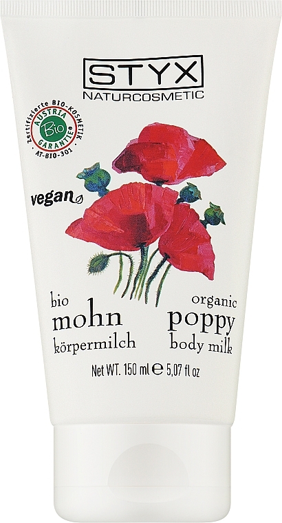 Poppy Body Milk - Styx Naturcosmetic Mohn Poppy Body Milk — photo N1