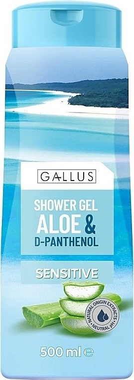 Aloe & D-Panthenol Shower Gel - Gallus Shower Gel Aloe & D-Panthenol — photo N1