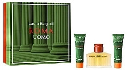 Fragrances, Perfumes, Cosmetics Laura Biagiotti Roma Uomo - Set (edt/75ml + sh/gel/2x50ml)