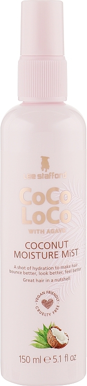 Moisturizing Hair Spray - Lee Stafford Coco Loco With Agave Heat Protection Mist — photo N1