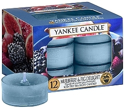 Fragrances, Perfumes, Cosmetics Tea Light Candles - Yankee Candle Scented Tea Light Candles Mulberry & Fig