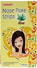 Pore Cleansing Nose Strips - Prreti Nose Pore Strips Aloe — photo N1