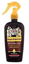 Body & Face Toner - Vivaco Sun Vital Argan Bronze Oil Brightening Water — photo N1