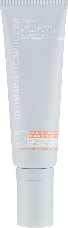 Moisturizing Face Cream - Germaine de Capuccini B-Calm Fundamental Moisturising Cream Rich — photo N2