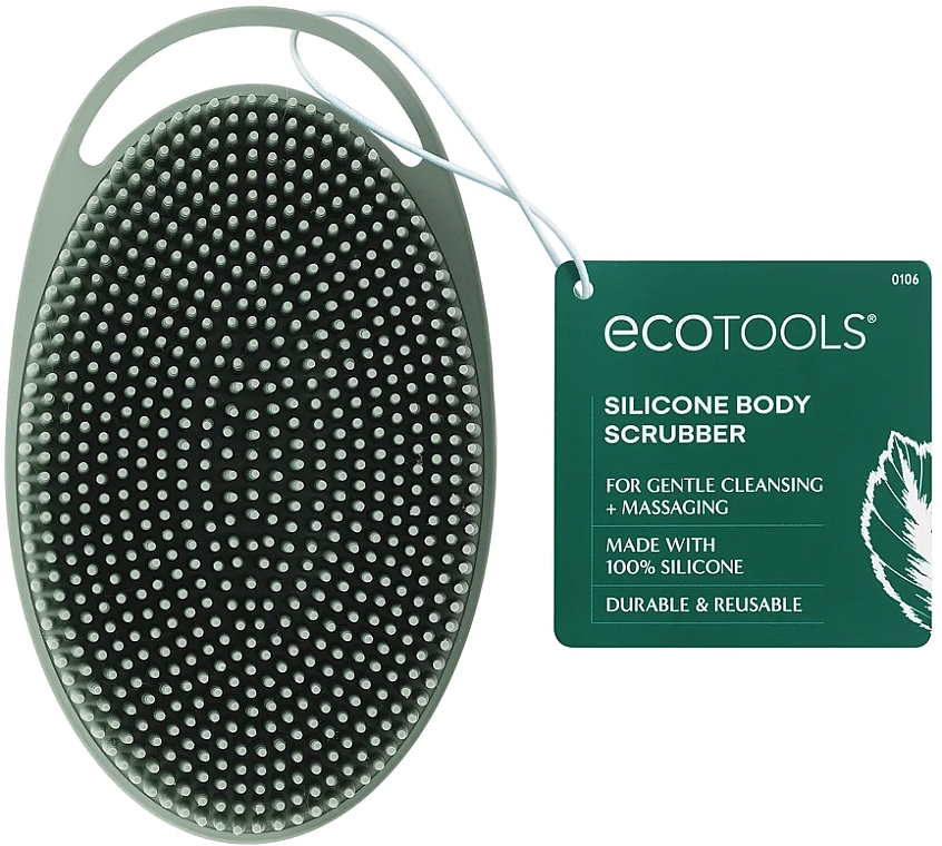 Silicone Body Scrubber - EcoTools Silicone Body Scrubber — photo N1