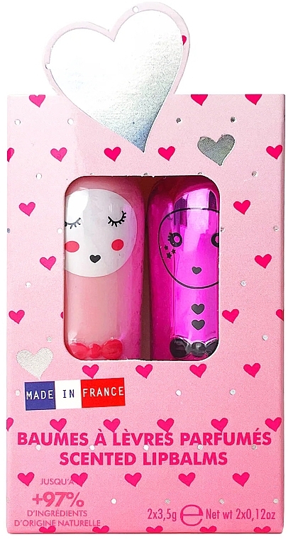 Inuwet Love Duo Set (lip/balm/2x3.5g) - Lip Balm Set — photo N1