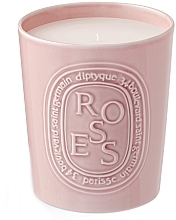 Fragrances, Perfumes, Cosmetics Scented Candle, pink - Diptyque Roses Candle