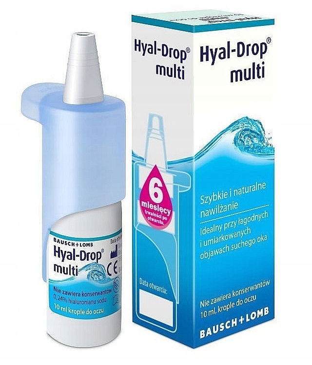 Eye Drops - Bausch & Lomb ReNu Hyal-Drop Multi — photo N1