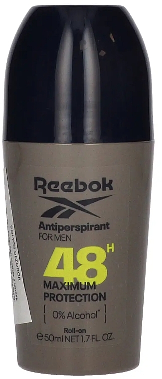 Roll-On Deodorant Antiperspirant 'Maximum Protection' - Reebok Maximum Protection Roll-on Men's Deodorant Antiperspirant — photo N1