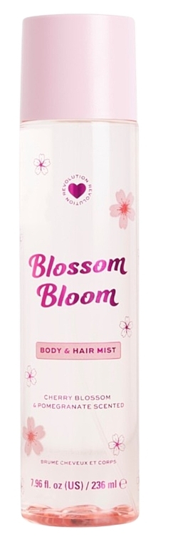 香り豊かなボディ&ヘアスプレー - I Heart Revolution Blossom Bloom Body And Hair Mist — photo N1