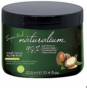 Hair Mask - Nourishing Hair Mask Naturalium Super Food Argan Oil — photo N1
