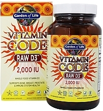 Food Supplement - Garden of Life Vitamin Code Raw D3, 50 mcg — photo N4