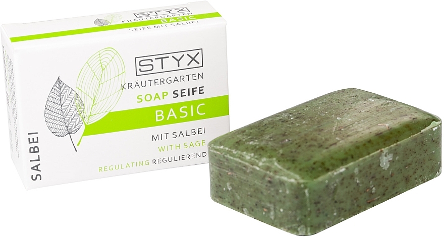 Soap "Sage" - Styx Naturcosmetic Basic Soap With Sage — photo N1