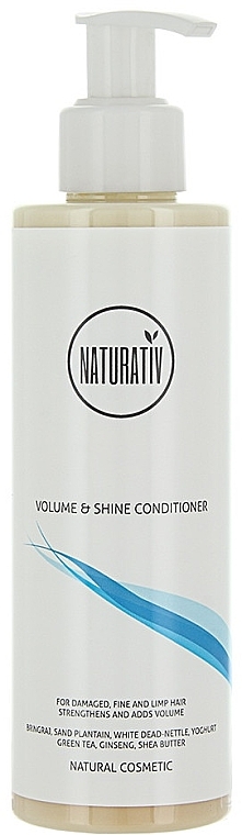 Hair Conditioner "Volume and Shine" - Naturativ Volume & Shine Conditioner — photo N1