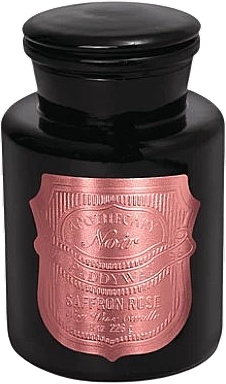 Scented Candle in a Jar - Paddywax Apothecary Noir Candle Saffron Rose — photo N1