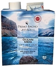 Fragrances, Perfumes, Cosmetics Set - Primo Bagno Ocean Men Gift Set (after/shave/gel/100ml + body/wash/150ml)