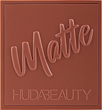 Eyeshadow Palette - Huda Beauty Matte Obsessions Eyeshadow Paleta — photo N2