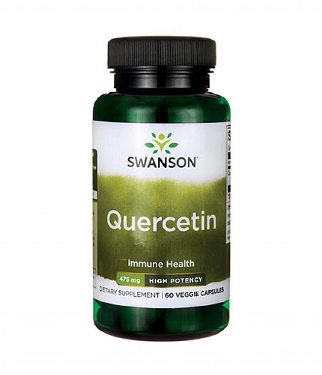 Nutritional Antioxidant for Heart 475 mg, 60 pcs. - Swanson Quercetin — photo N2