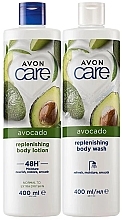 Set - Avon Care Avocado (b/lot/400ml + sh/gel/400ml) — photo N1