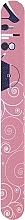 Fragrances, Perfumes, Cosmetics Nail File 2061, pink with ornament - Donegal