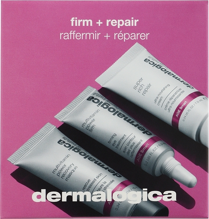 Lifting & Tegenerating Trio - Dermalogica Firm & Repair Kit (cr/7ml + cr/6ml + mask/10ml) — photo N2