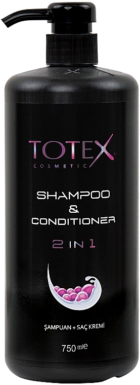 Hair Conditioner Shampoo - Totex Cosmetic Shampoo & Conditioner 2 in 1 — photo N1