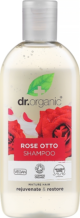 Rose Shampoo - Dr. Organic Bioactive Haircare Organic Rose Otto Shampoo — photo N3