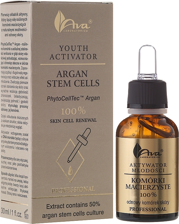 Face Serum "Stem Cells" - Ava Laboratorium Youth Activators Serum — photo N1