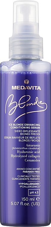 Cold Blonde Serum - Medavita Blondie Ice Blonde Enhancing Conditioning Serum — photo N1