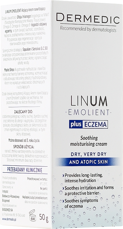 Shower Gel - Dermedic Emolient Linum Shower Gel — photo N2