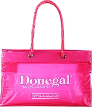 Folding Makeup Bag, 7006, with handles, pink - Donegal Cosmetic Bag — photo N1